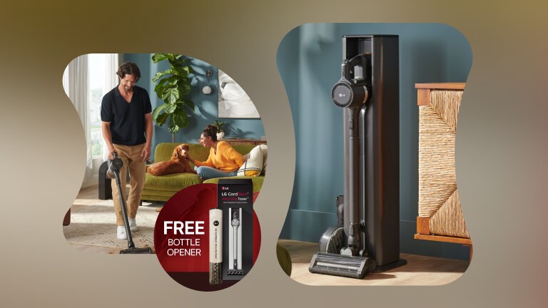 Free LG collectible bottle opener with select vacuums